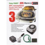 Zestaw ogrzewania DEFA 1400W z programatorem